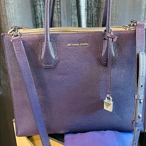 Unique color limited edition MK purple leather bag,scarf much just small gift🎁